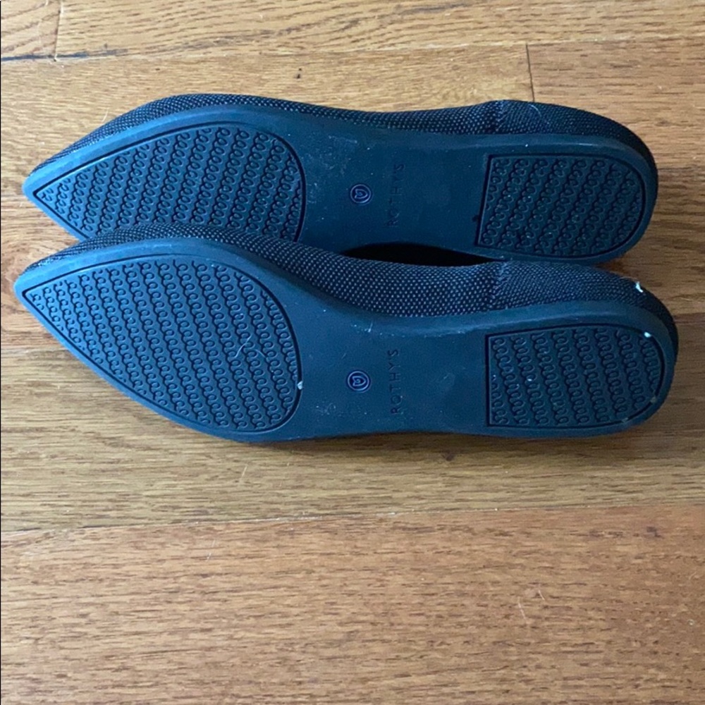 Rothy’s Black Pointed Flats - Picture 2 of 4